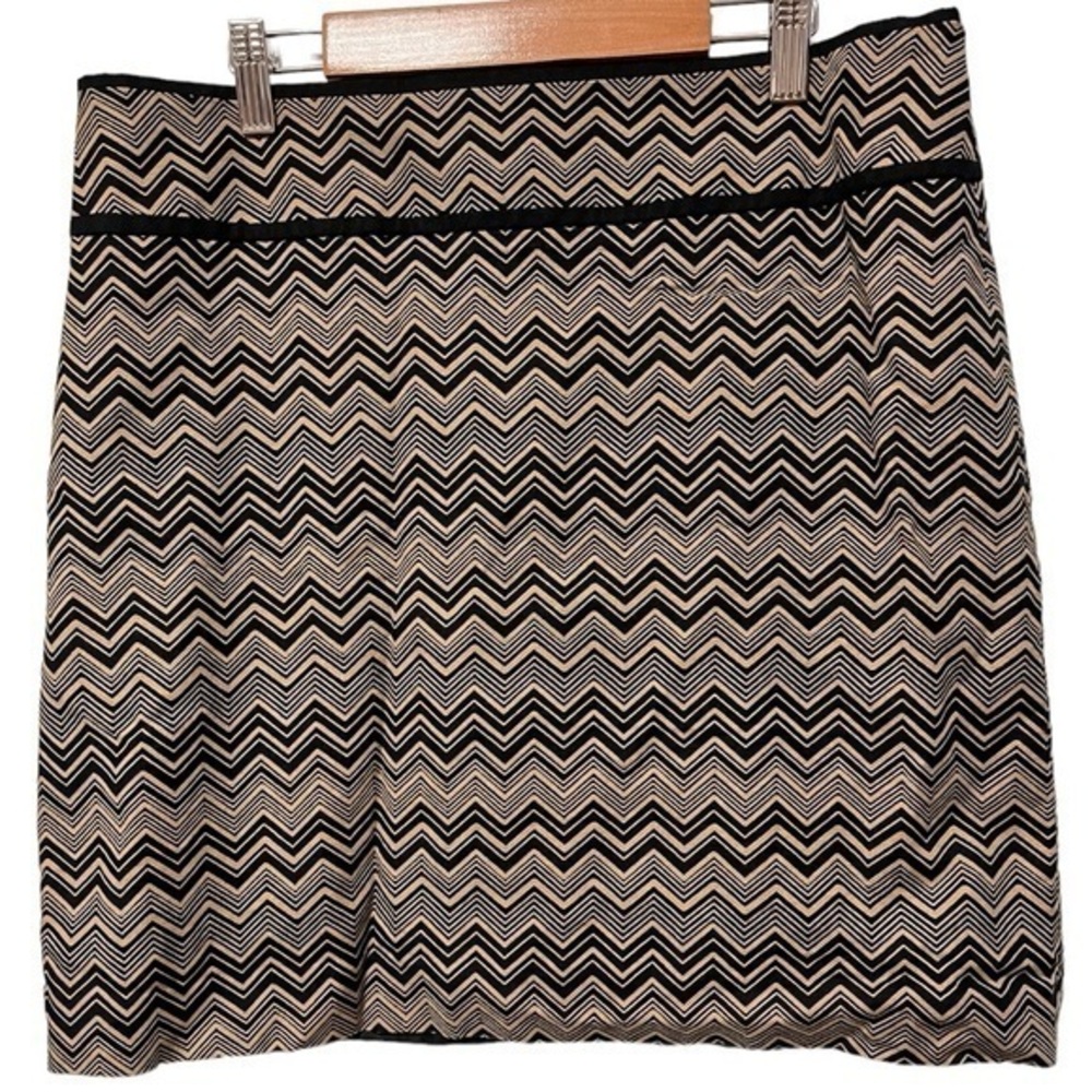 NWOT Ann Taylor Loft Chevron Skirt